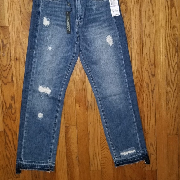 Sz 26  BLANKNYC Distressed Straight Ankle Jean - Picture 6 of 8